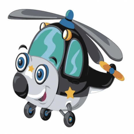 Картина поза номерами "Вертоліт" Strateg. ES097