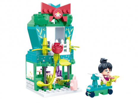 Конструктор "Центральна вулиця" (118 елем.) Квітковий магазин / Banbao ЕТ808