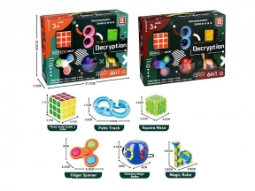 Логічна гра F 401 (60/2) 2 види, 6 в 1, в коробці