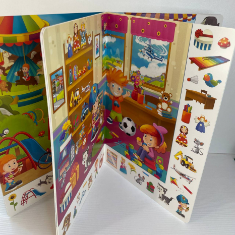 Книга "Книга-картонка "Великий виммельбух. Світ навколо тебе" (укр.)