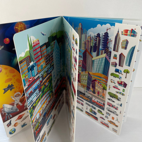 Книга "Книга-картонка "Великий виммельбух. Транспорт" (укр.)