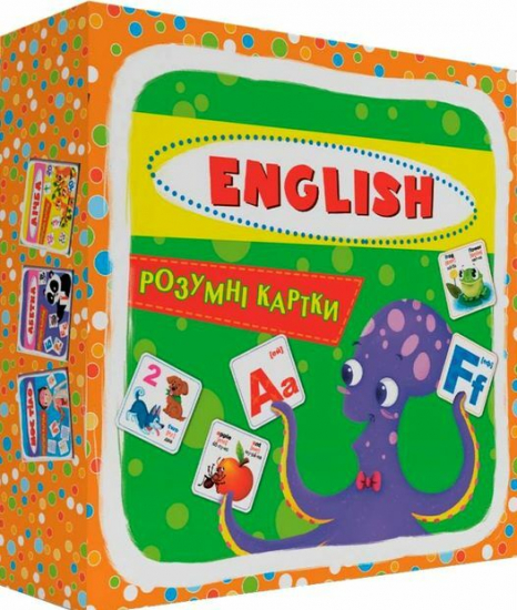 Розумні картки. English ABC. 30 карток