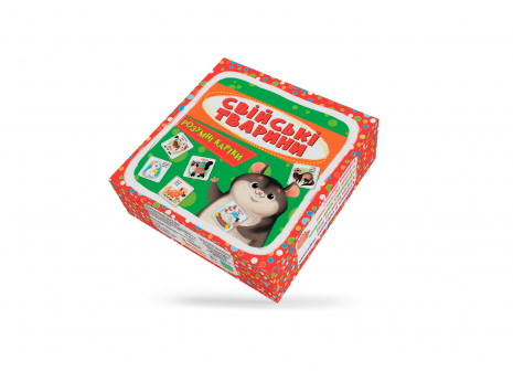 Кристал Бук. Розумні картки. Свійські тварини. 30 карток 10х10