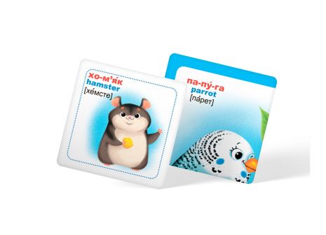 Кристал Бук. Розумні картки. Свійські тварини. 30 карток 10х10