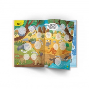 Книга "Інтерактивні наліпки. Зоопарк" Crystal Book