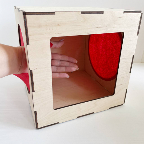 Большой сенсорный куб (коробка на ощупь) SP