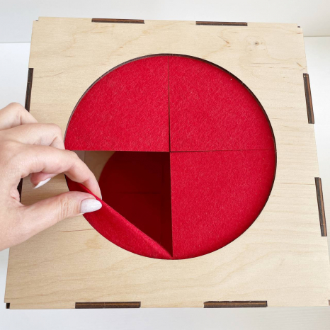 Большой сенсорный куб (коробка на ощупь) SP