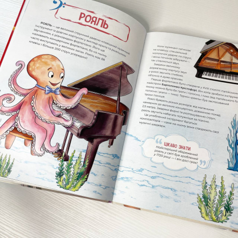 4D книга енциклопедія Історії музичних інструментів