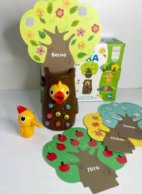 Магнитная игра "Накорми птенчика / дятла" Limo Toy. FT 0015