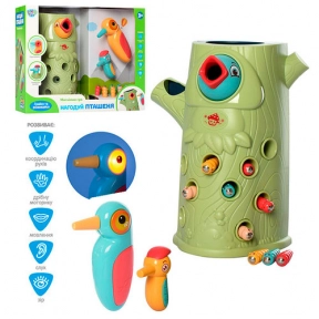 Магнітна гра "Нагодуй пташеня"