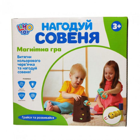 Магнітна гра "Нагодуй совеня" Limo Toy.