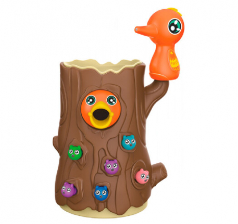 Магнитная рыбалка с гусеничками Накорми птенчика FT 0030