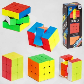 Набір головоломок 3 в 1 кубик Рубика: 2 х 2, 2 Х 3, 3 Х 3 FX 7861