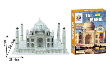 Пазли 3D G 168-3 (24/2) "Тадж-Махал", 87 елементів, висота 18 см, в коробці