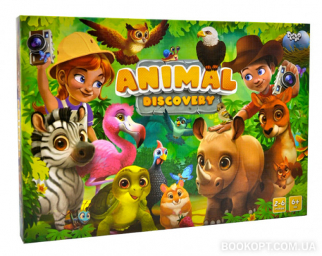 Настільна розважальна гра "Animal Discovery" G-AD-01-01U DANKO