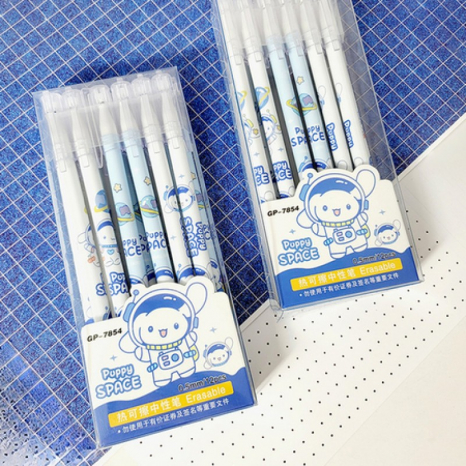 Ручка гелевая синяя пиши-стирай, толщина стержня 0,5мм GP7854