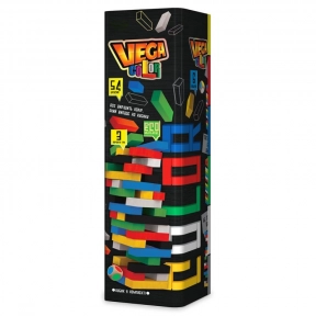 Настольная игра "VEGA COLOR Дженга" GVC-01U Danko toys