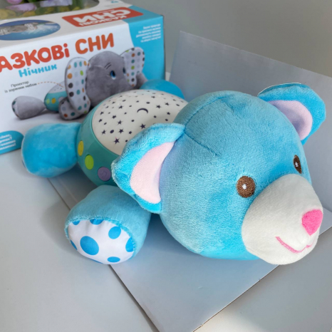 Нічник Блактиний медведик Limo Toy HB 0001 ABCD