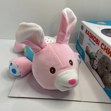 Ночник Розовый зайчик  Limo Toy  HB 0001 ABCD