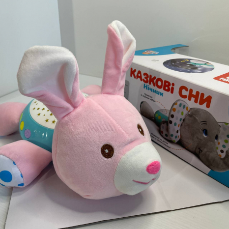 Ночник Розовый зайчик  Limo Toy  HB 0001 ABCD