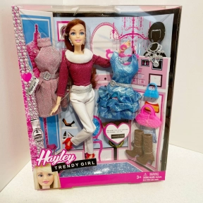 Лялька шарнірна з одягом та аксесуарами HB878-2