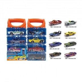 Набор металлических машинок в боксе – 4 шт, HC 8600-2