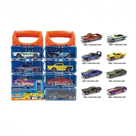 Набір металевих машинок в боксі - 4 шт