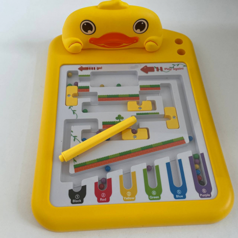 Магнитная логическая доска-лабиринт Утенок со стилусом HD159A-60A-61A