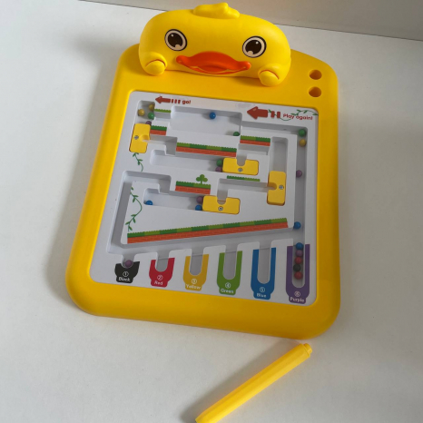 Магнитная логическая доска-лабиринт Утенок со стилусом HD159A-60A-61A