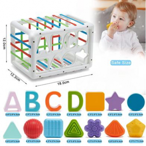 Гра сортер з резиночками та літерами HE0209