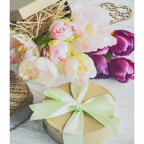 Алмазна мозаїка "Подарунок душі" Strateg HEG87053 30х40 см