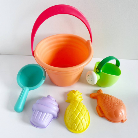 Дитячий силіконовий набір для пісочниці (м'який)