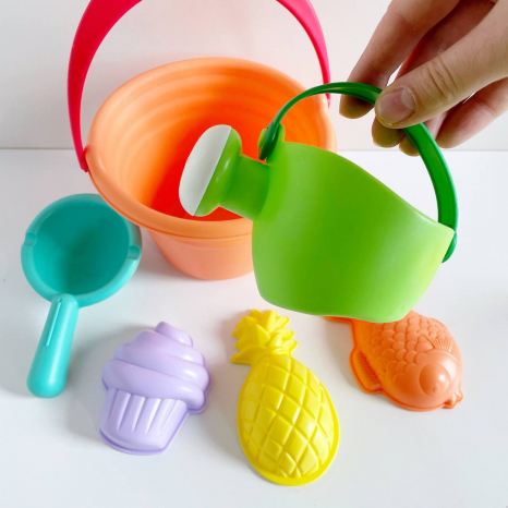 Дитячий силіконовий набір для пісочниці (м'який)