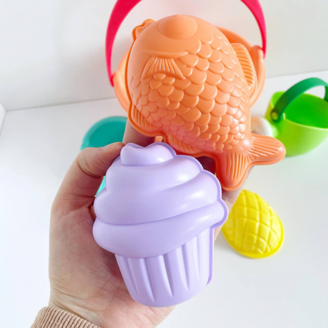 Дитячий силіконовий набір для пісочниці (м'який)