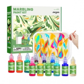 Набор детского творчества для рисования на воде Эбру 12 цветов Jar Melo JA92774