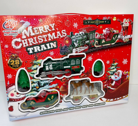 Новорічна залізниця Санта з оленями JHX6222