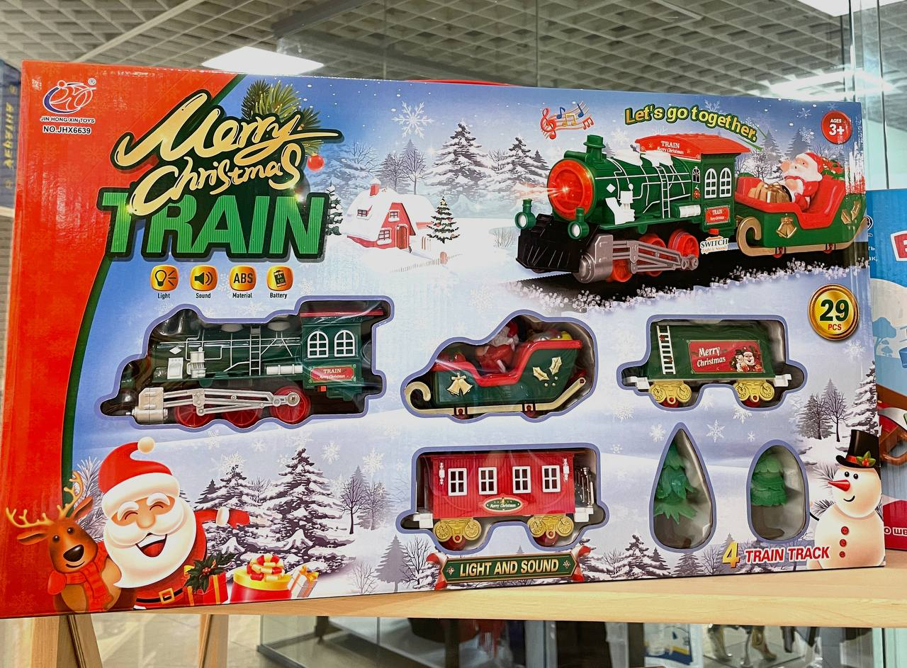 Новорічний експрес залізниця Marry Christmas Train (локомотив, 3