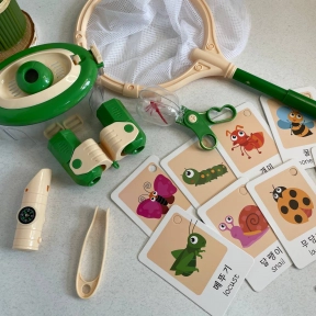 Набір дослідника комах (компас, бінокль, бокс, сочок, щипці) JLX 6622-8