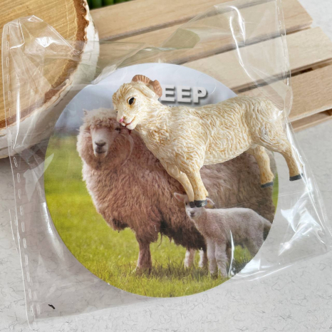 Фігурка Овечка в індивідуальному пакуванні (ціна за 1 шт.) JS 20-4