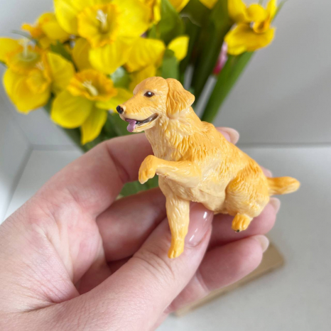 Фігурка Золотистий ретривер песик в індивідуальному пакуванні (ціна за 1 шт.) JS 20-5