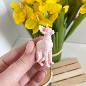 Фігурка Сфінкс кішка (hairless cat) в індивідуальному пакуванні (ціна за 1 шт.) JS 20-5