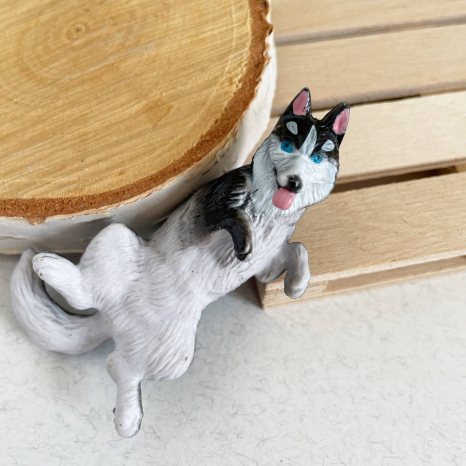 Фігурка Cибірський хаскі песик в індивідуальному пакуванні (ціна за 1 шт.) JS 20-5