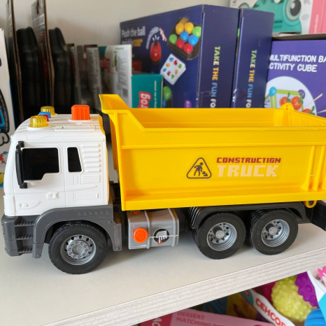 Будтехнiка, рух. деталі, 2 види (самоскид, кран), муз., світло,бат.,кор.,  JS101-5