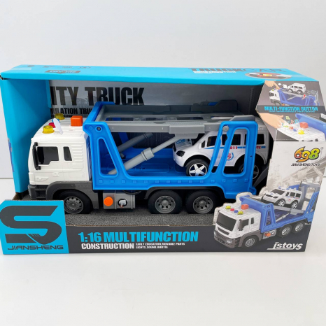 Інерційна машинка трейлер JS114A