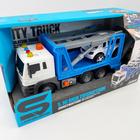 Інерційна машинка трейлер JS114A