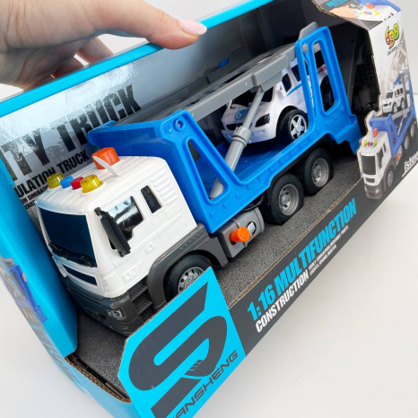 Інерційна машинка трейлер JS114A