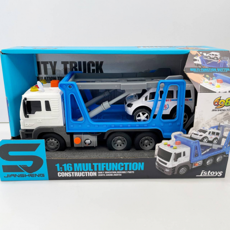 Інерційна машинка трейлер JS114A