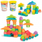 Пластиковый блочный конструктор с крупными деталями в ведре JX6885-6889