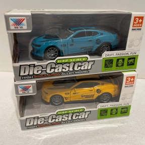 Детская игрушка Металлическая инерционная машинка HORNET (свет, звук), масштаб 1:32