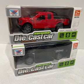 Дитяча іграшка Металева інерційна машинка Джип (світло, звук), масштаб 1:32